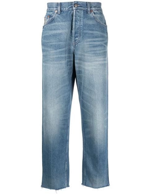 denim gucci piumuno|gucci jeans net a porter.